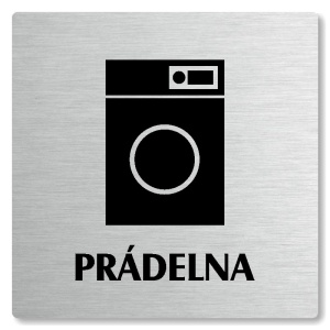 Prádelna, 80x80mm, stříbrná, Nevada